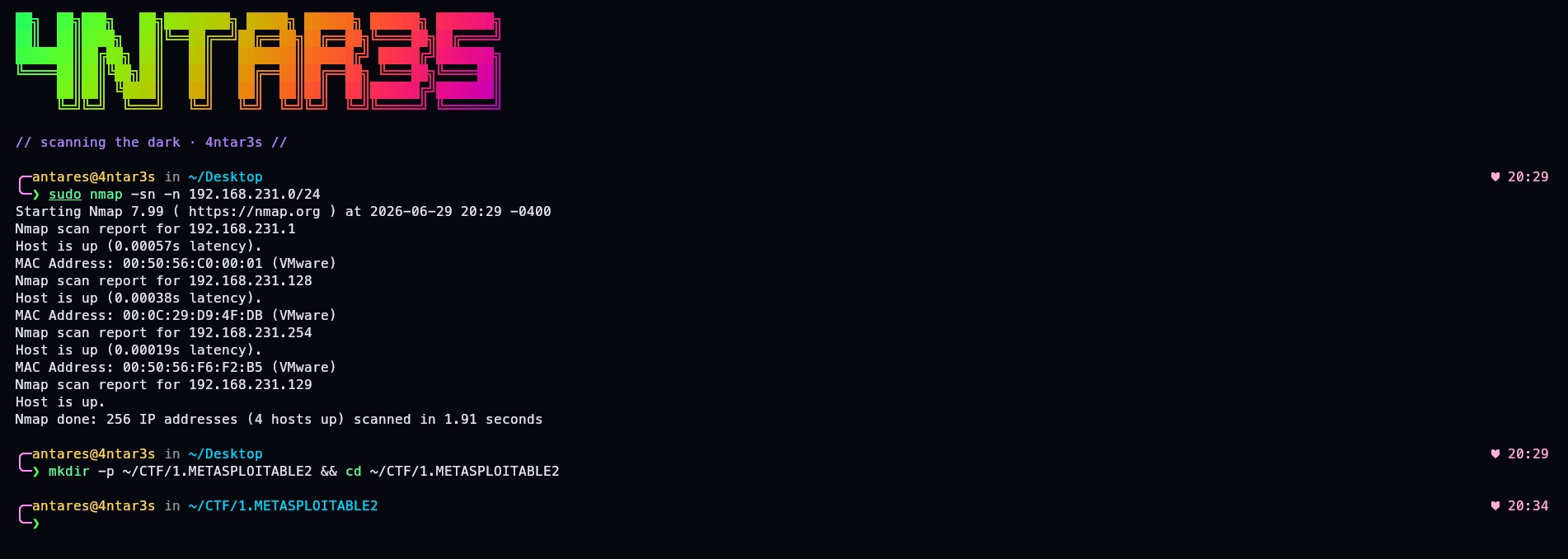 Working directory setup